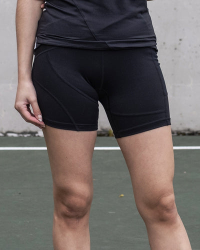 Kỳ Lân - Asian Activewear Flow Biker Shorts - Blossom
