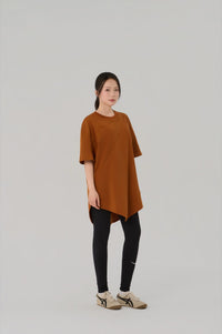 Kỳ Lân - Asian Activewear Oversized Tee Apex Tee - Amber