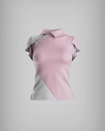 Kỳ Lân - Asian Activewear Dynasty Polo - Blossom