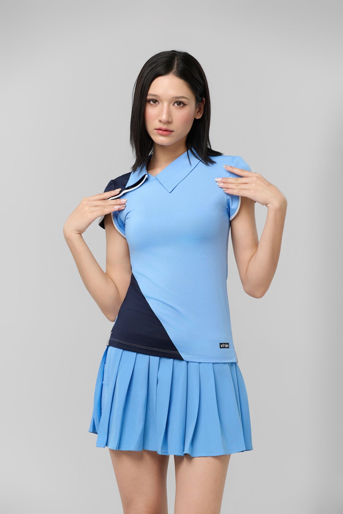 Kỳ Lân - Asian Activewear Dynasty Polo - Iris