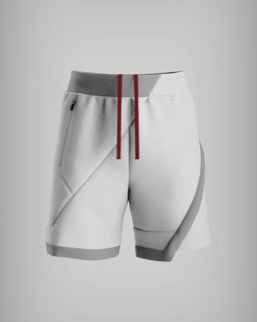 Kỳ Lân - Asian Activewear Echo Shorts - Chalk