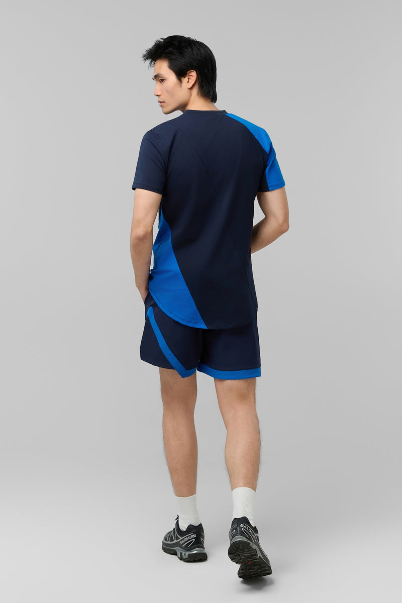 Kỳ Lân - Asian Activewear Echo Shorts - Cobalt
