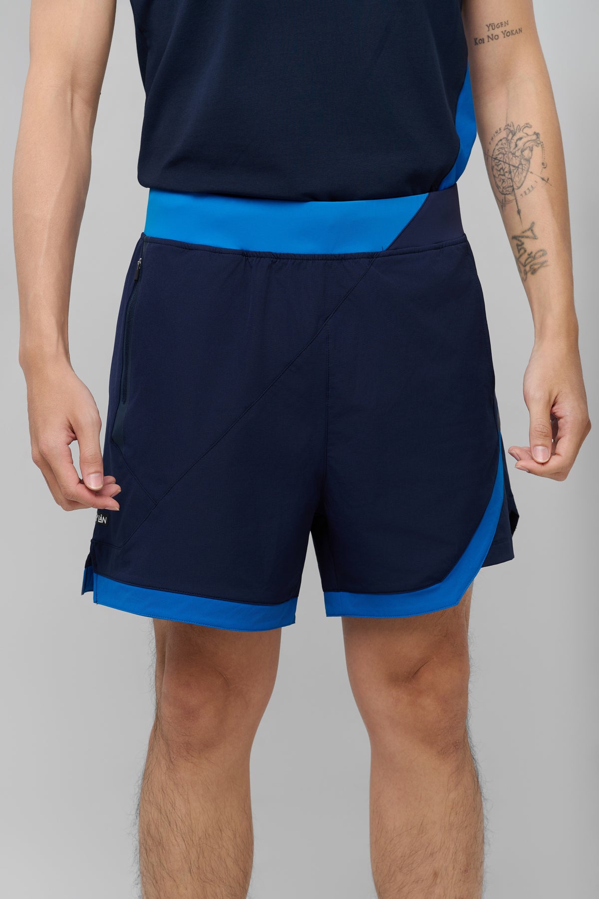 Kỳ Lân - Asian Activewear Echo Shorts - Cobalt