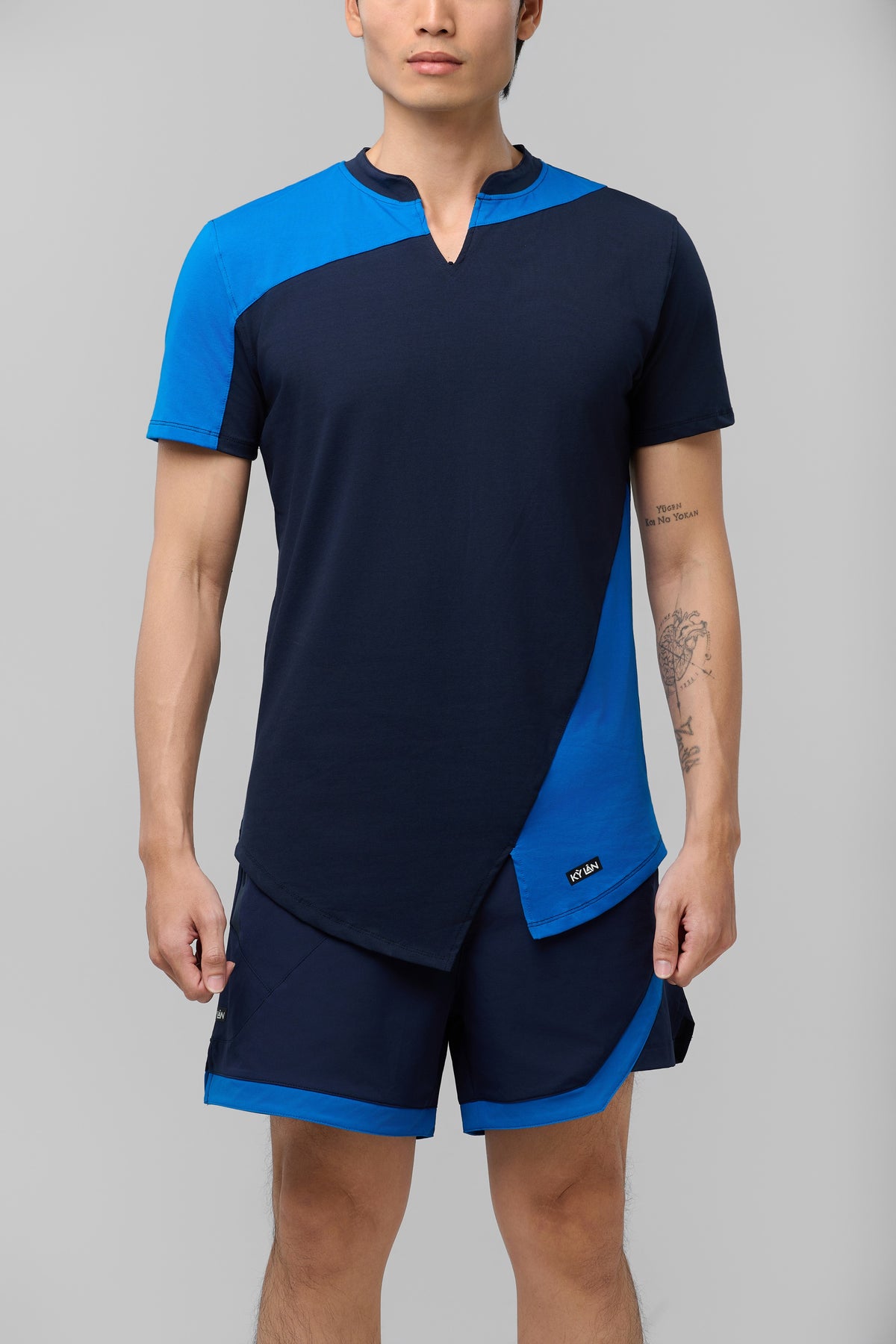 Kỳ Lân - Asian Activewear Echo Shorts - Cobalt