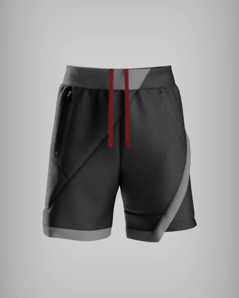 Kỳ Lân - Asian Activewear Echo Shorts - Obsidian