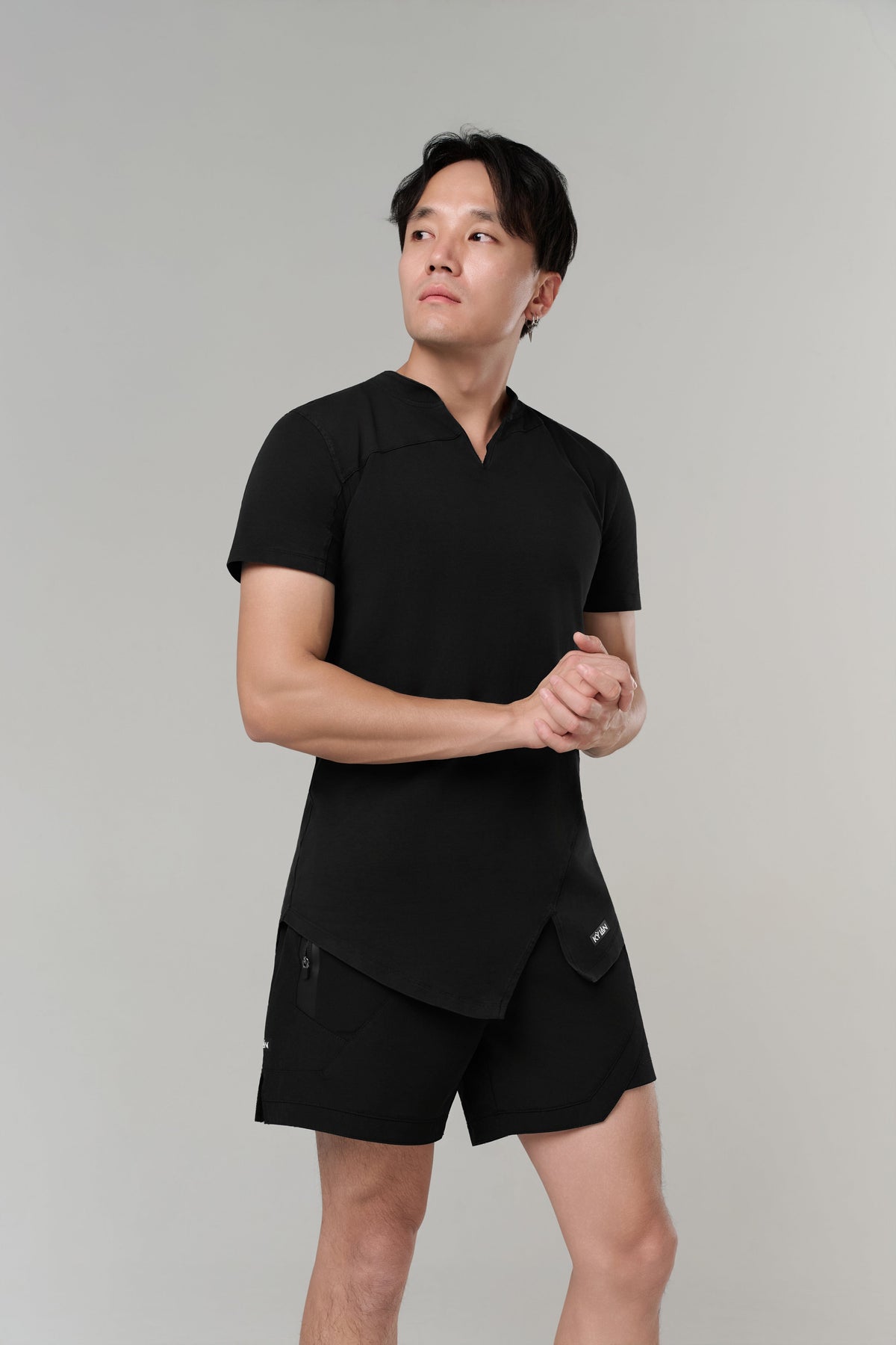Kỳ Lân - Asian Activewear Echo Shorts - Cobalt