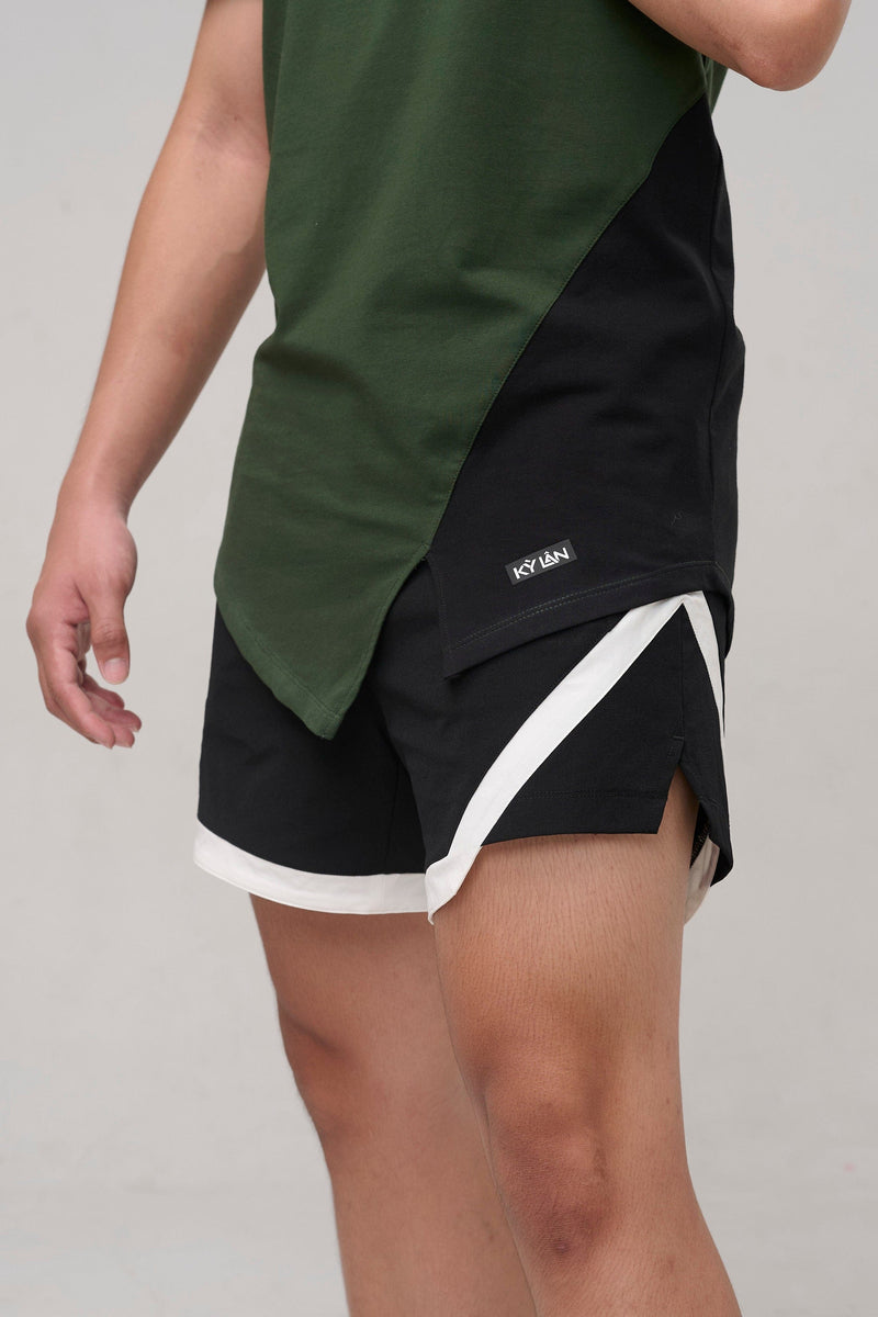 Kỳ Lân - Asian Activewear Echo Shorts - Chalk