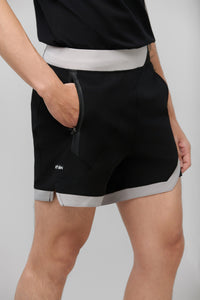 Kỳ Lân - Asian Activewear Echo Shorts - Obsidian