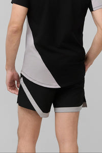 Kỳ Lân - Asian Activewear Echo Shorts - Obsidian