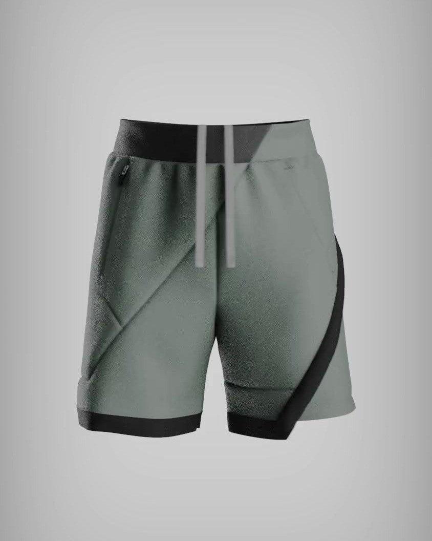 Kỳ Lân - Asian Activewear Echo Shorts - Serpentine