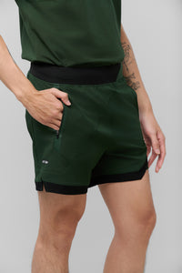 Kỳ Lân - Asian Activewear Echo Shorts - Serpentine