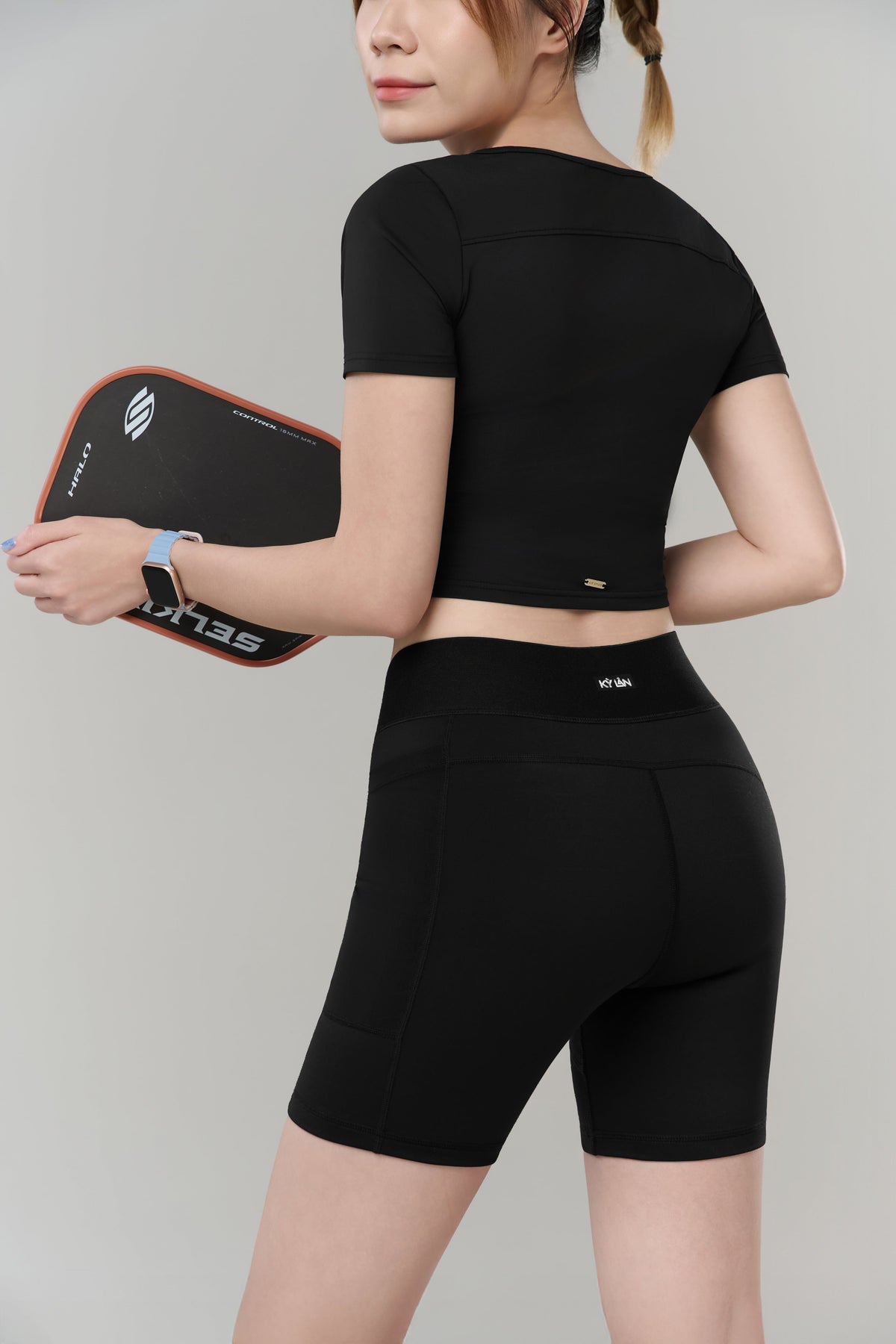 Kỳ Lân - Asian Activewear Flow Biker Shorts - Blossom