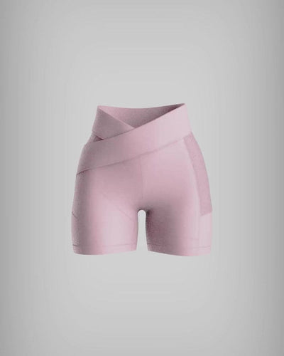 Kỳ Lân - Asian Activewear Flow Biker Shorts - Blossom