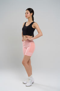 Kỳ Lân - Asian Activewear Flow Biker Shorts - Blossom