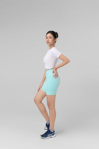 Kỳ Lân - Asian Activewear Flow Biker Shorts - Mint