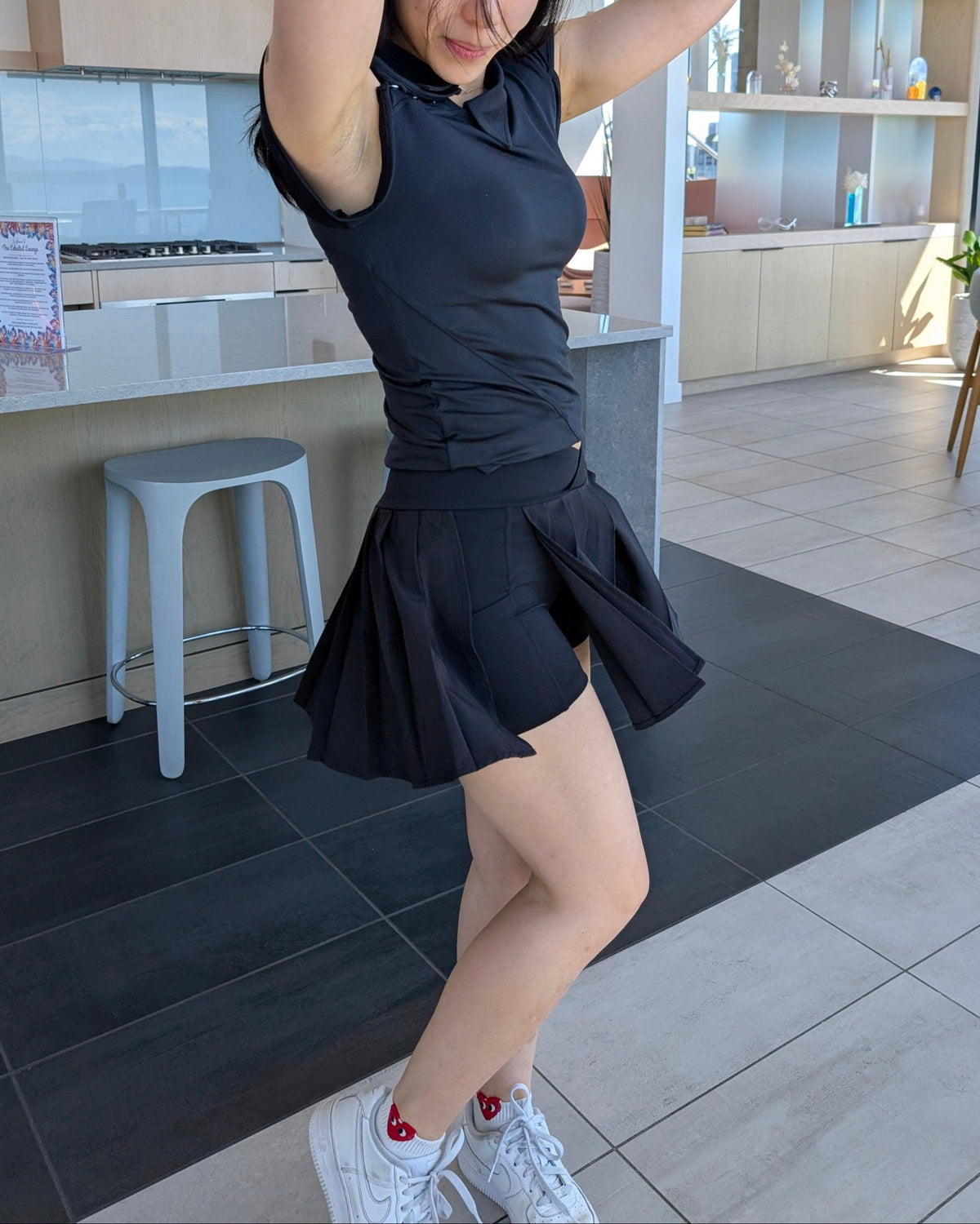 Kỳ Lân - Asian Activewear Harmony Skort - Blossom