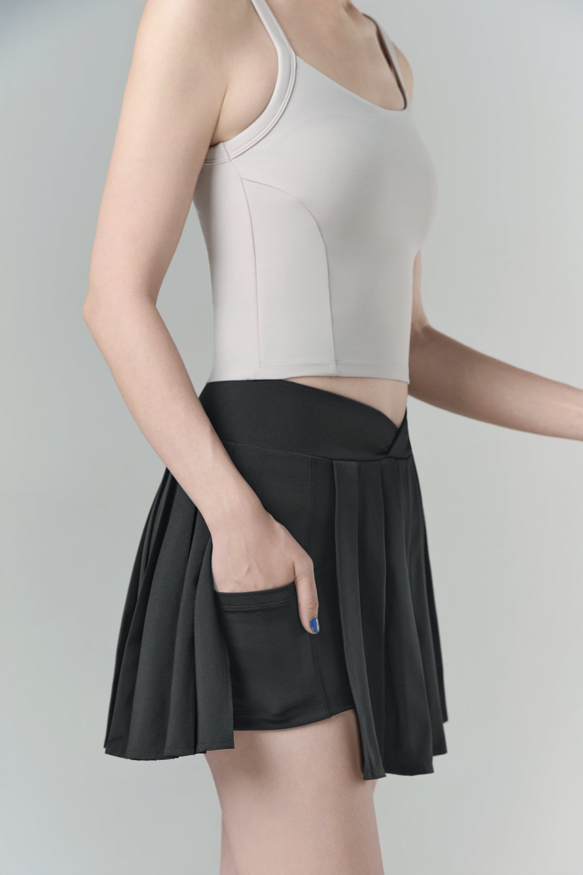 Kỳ Lân - Asian Activewear Harmony Skort - Iris