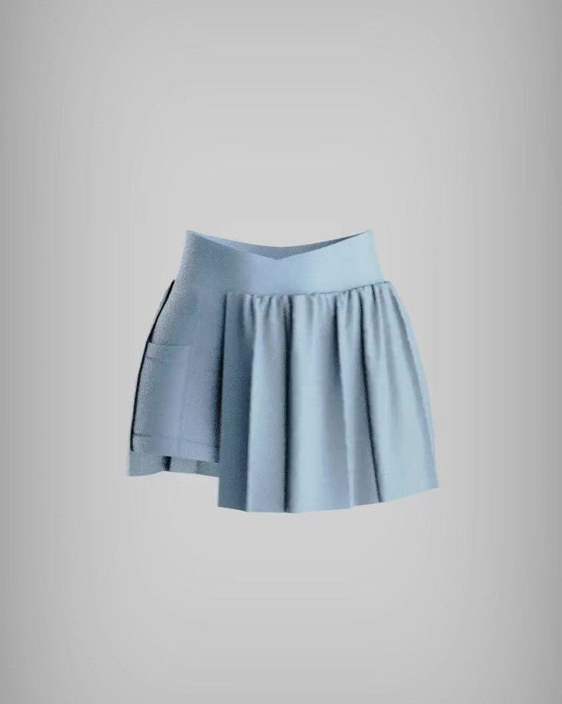 Kỳ Lân - Asian Activewear Harmony Skort - Iris