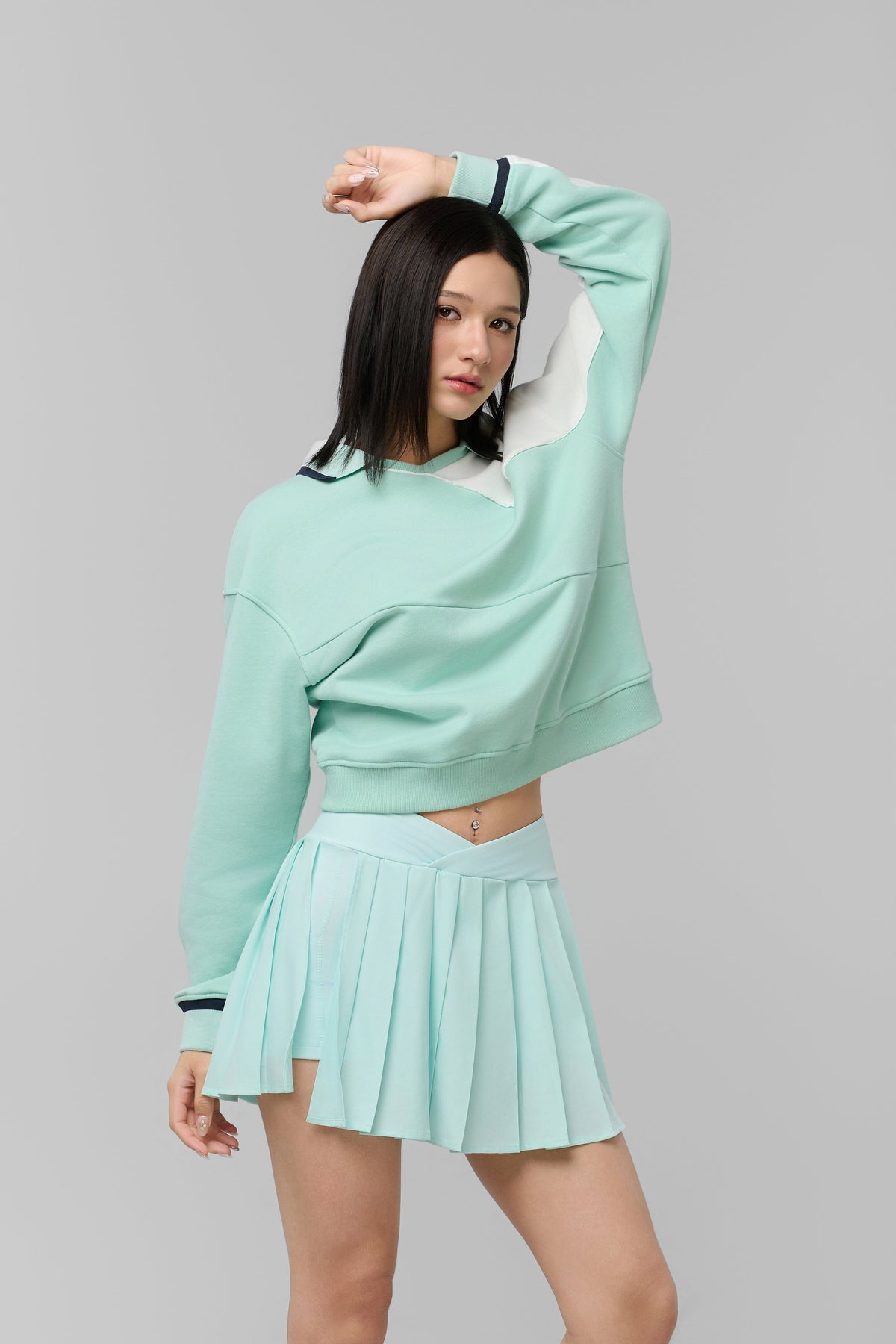 Kỳ Lân - Asian Activewear Harmony Skort - Mint