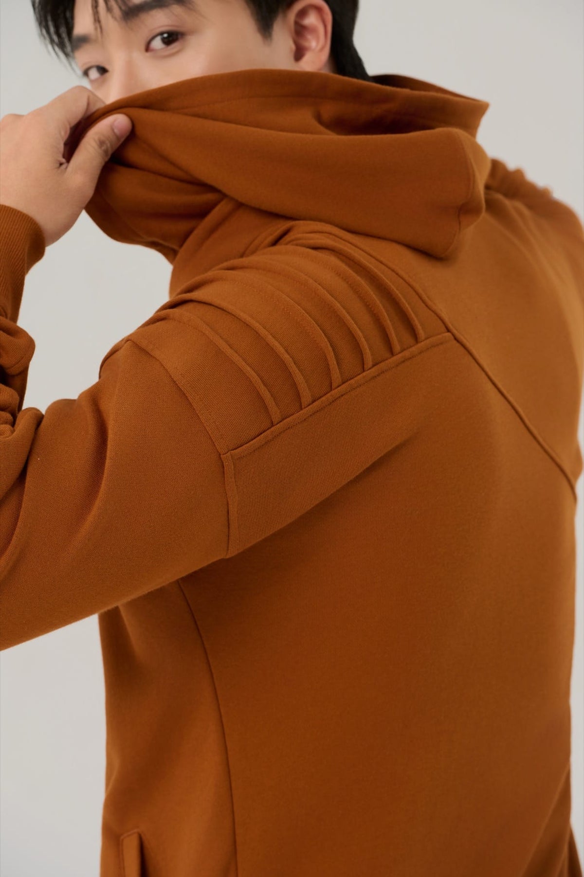 Kỳ Lân - Asian Activewear Hoodie Iron Vow Hoodie - Amber