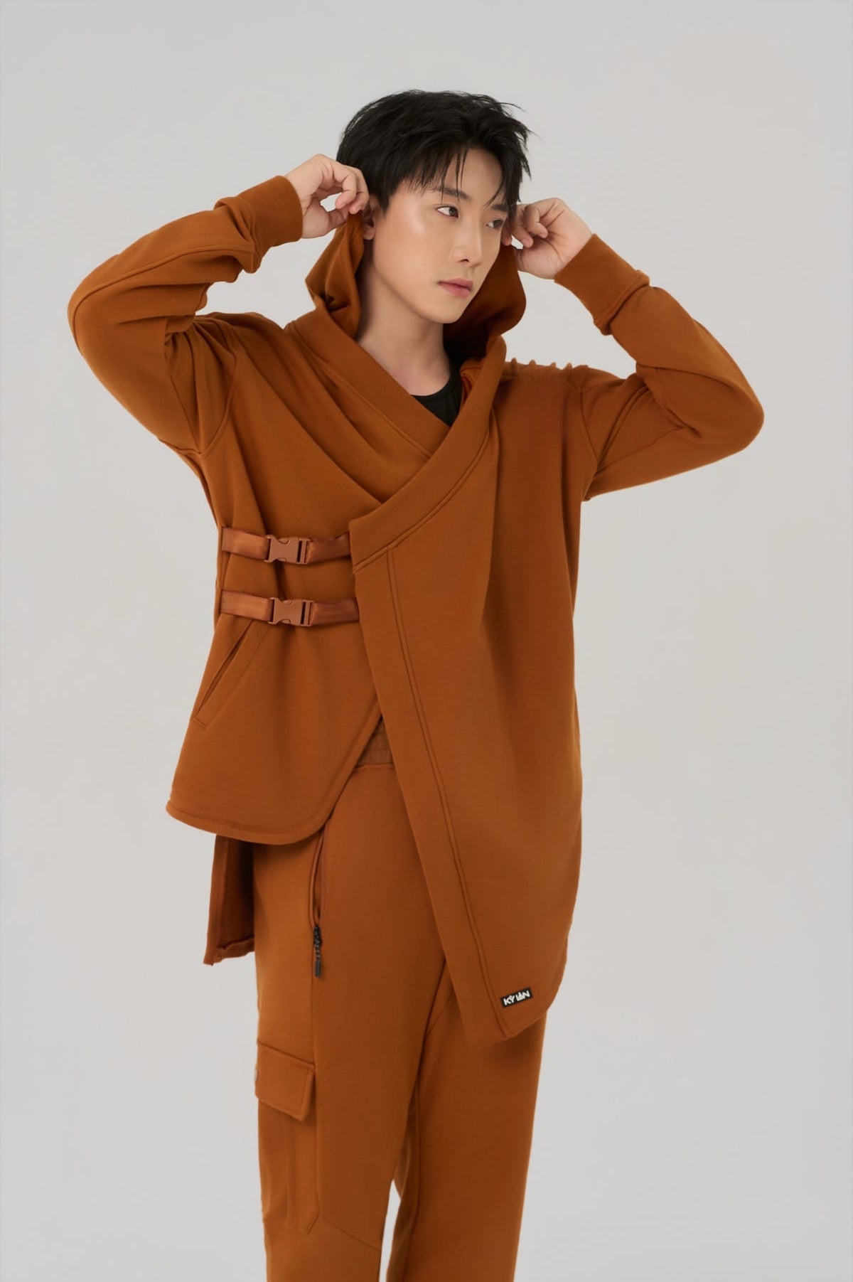 Kỳ Lân - Asian Activewear Hoodie Iron Vow Hoodie - Amber