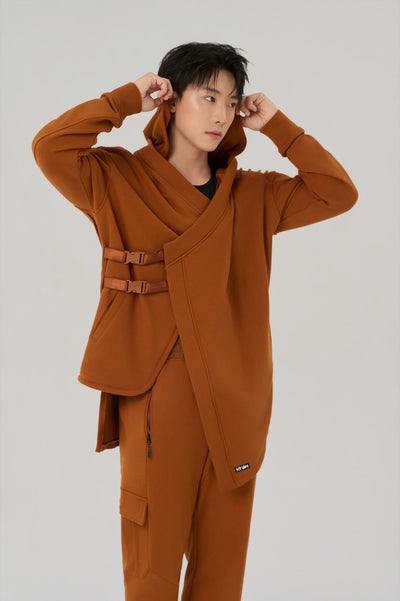 Kỳ Lân - Asian Activewear Hoodie Iron Vow Hoodie - Amber