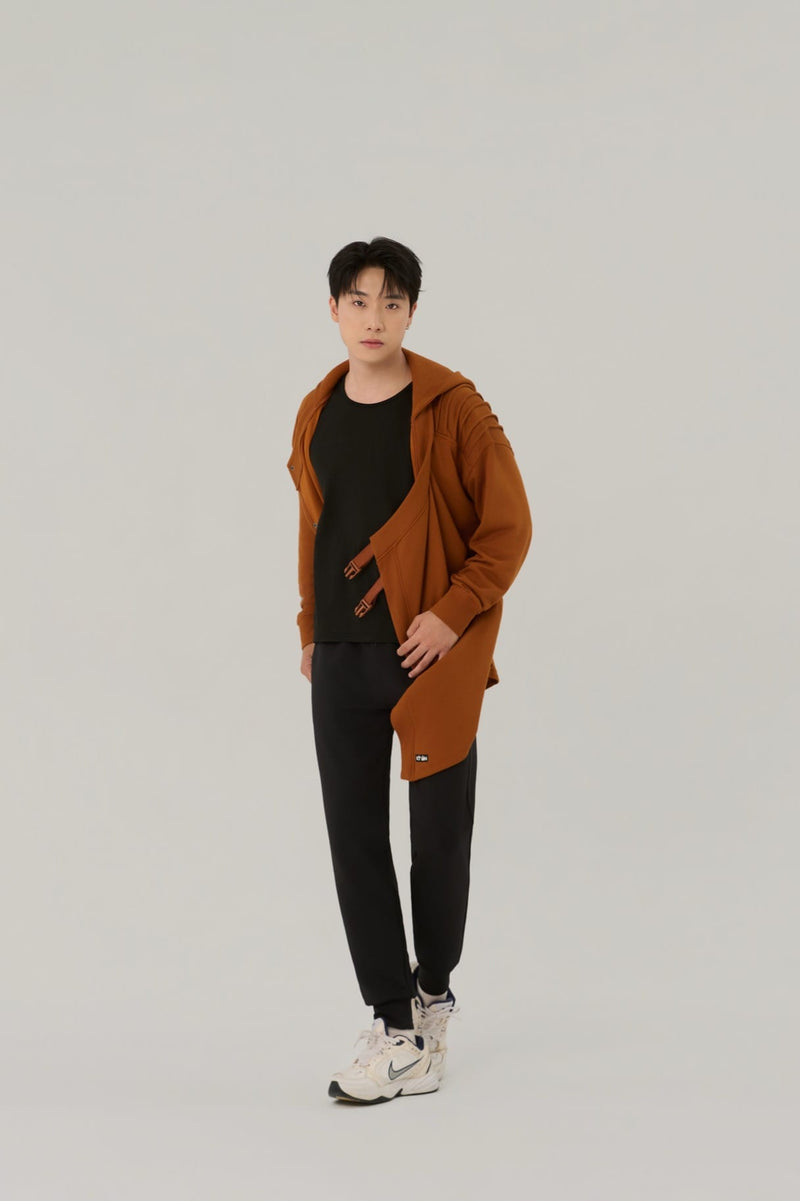 Kỳ Lân - Asian Activewear Hoodie Iron Vow Hoodie - Amber