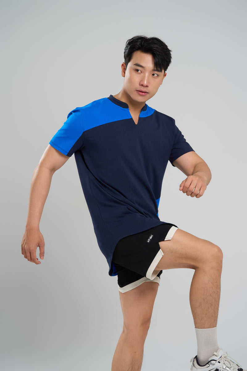 Kỳ Lân - Asian Activewear Momentum T-Shirt - Cobalt
