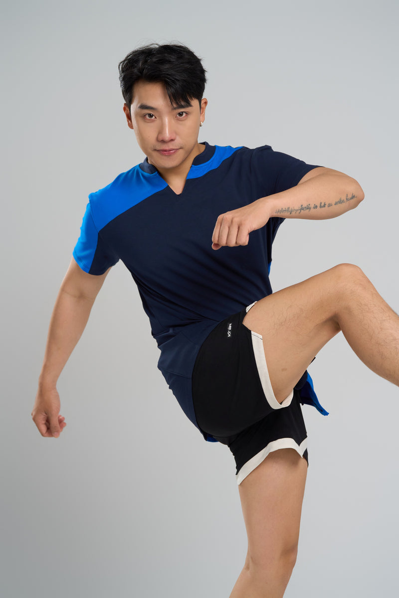 Kỳ Lân - Asian Activewear Momentum T-Shirt - Cobalt