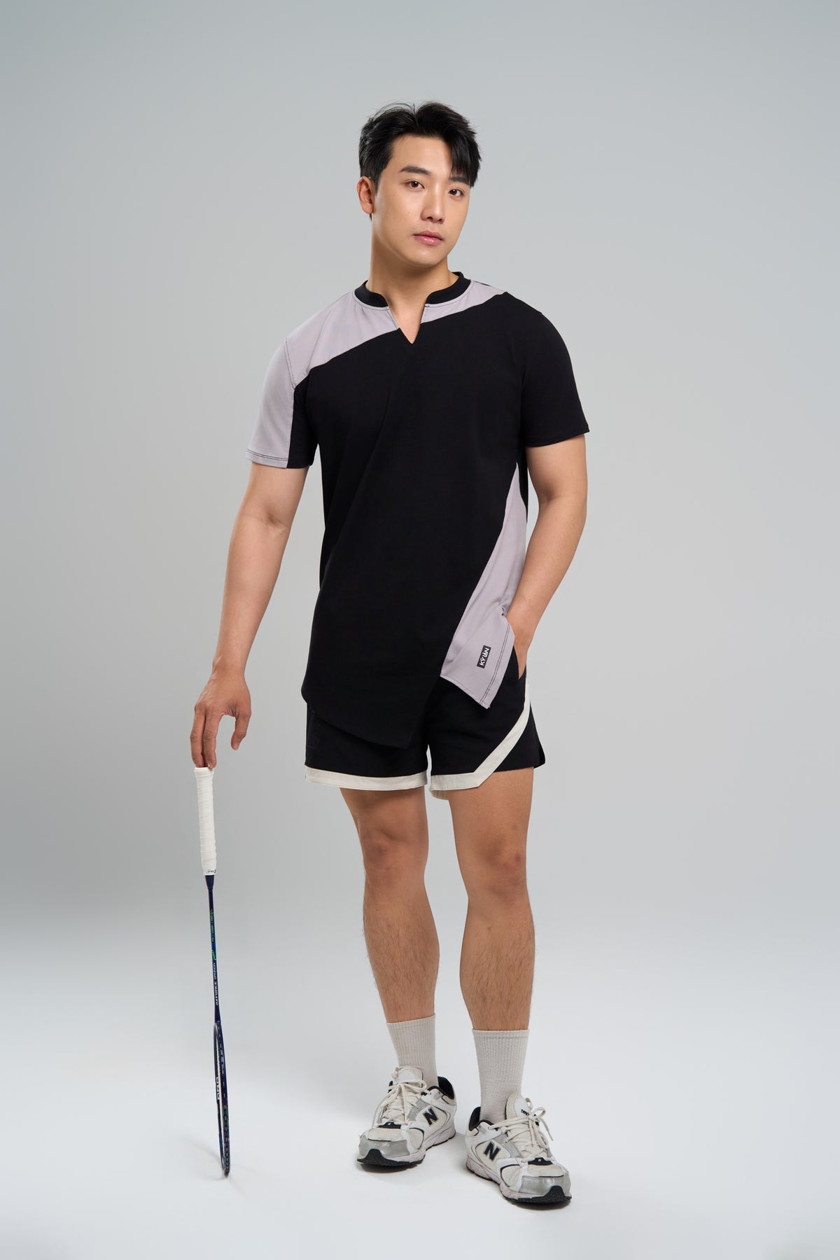 Kỳ Lân - Asian Activewear Momentum T-Shirt - Obsidian