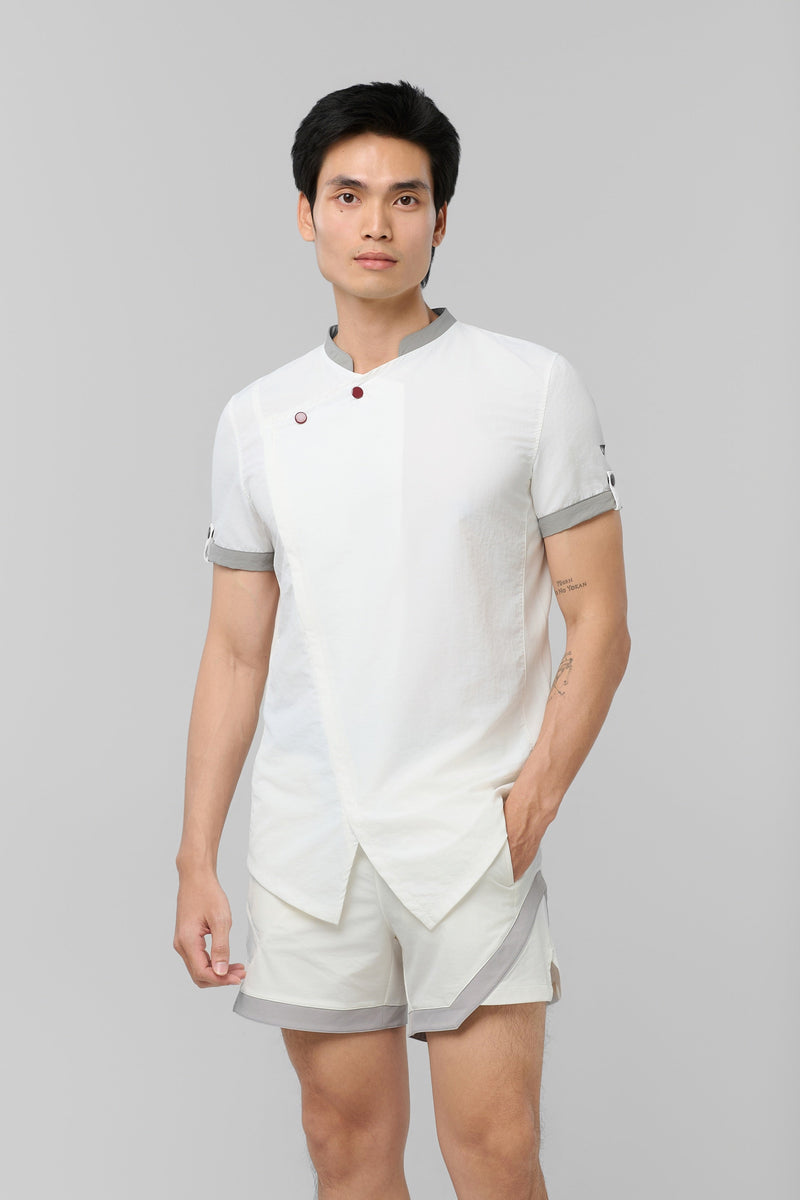 Kỳ Lân - Asian Activewear Origin Polo Shirt - Chalk