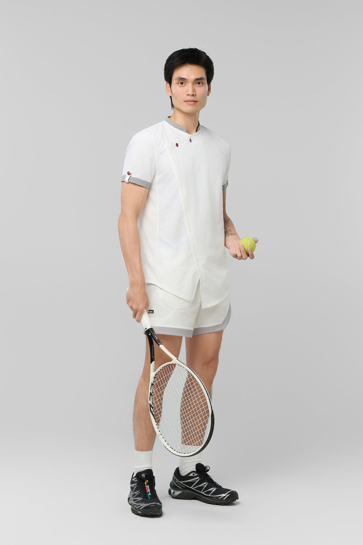 Kỳ Lân - Asian Activewear Origin Polo Shirt - Chalk