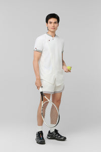 Kỳ Lân - Asian Activewear Origin Polo Shirt - Chalk
