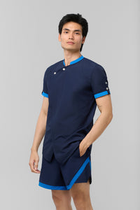 Kỳ Lân - Asian Activewear Origin Polo Shirt - Cobalt