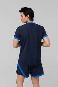 Kỳ Lân - Asian Activewear Origin Polo Shirt - Cobalt