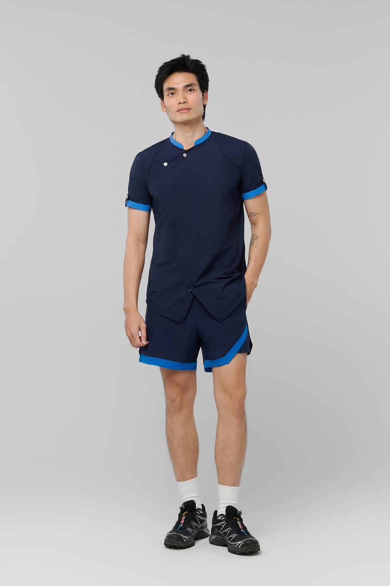 Kỳ Lân - Asian Activewear Origin Polo Shirt - Cobalt