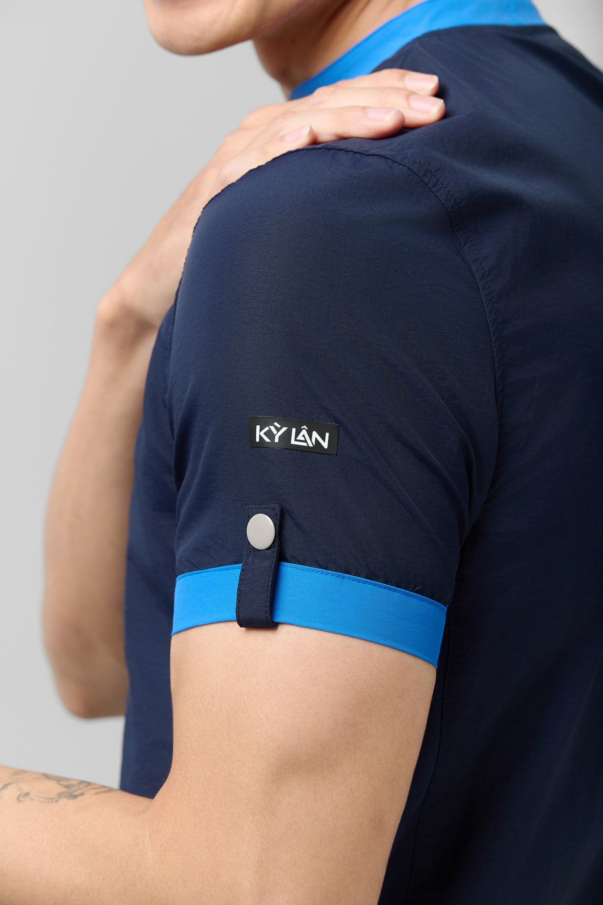 Kỳ Lân - Asian Activewear Origin Polo Shirt - Cobalt