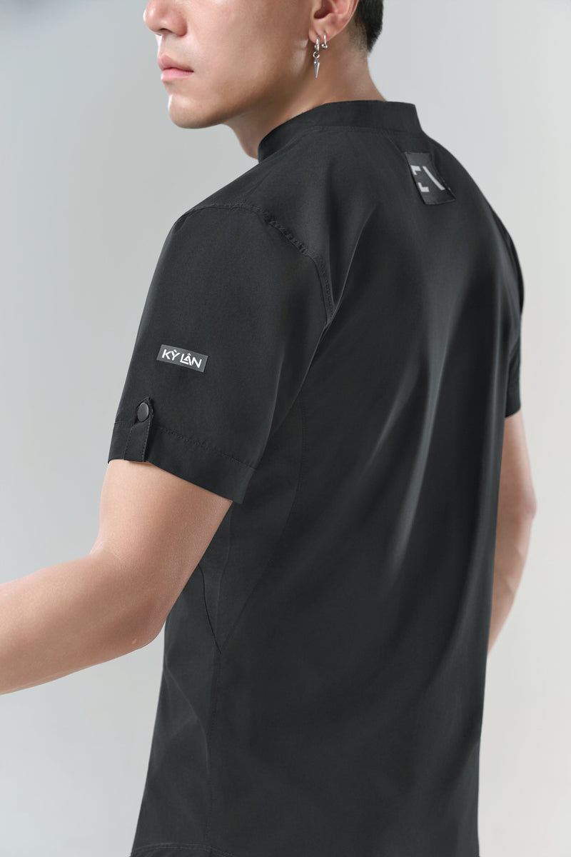 Kỳ Lân - Asian Activewear Origin Polo Shirt - Obsidian