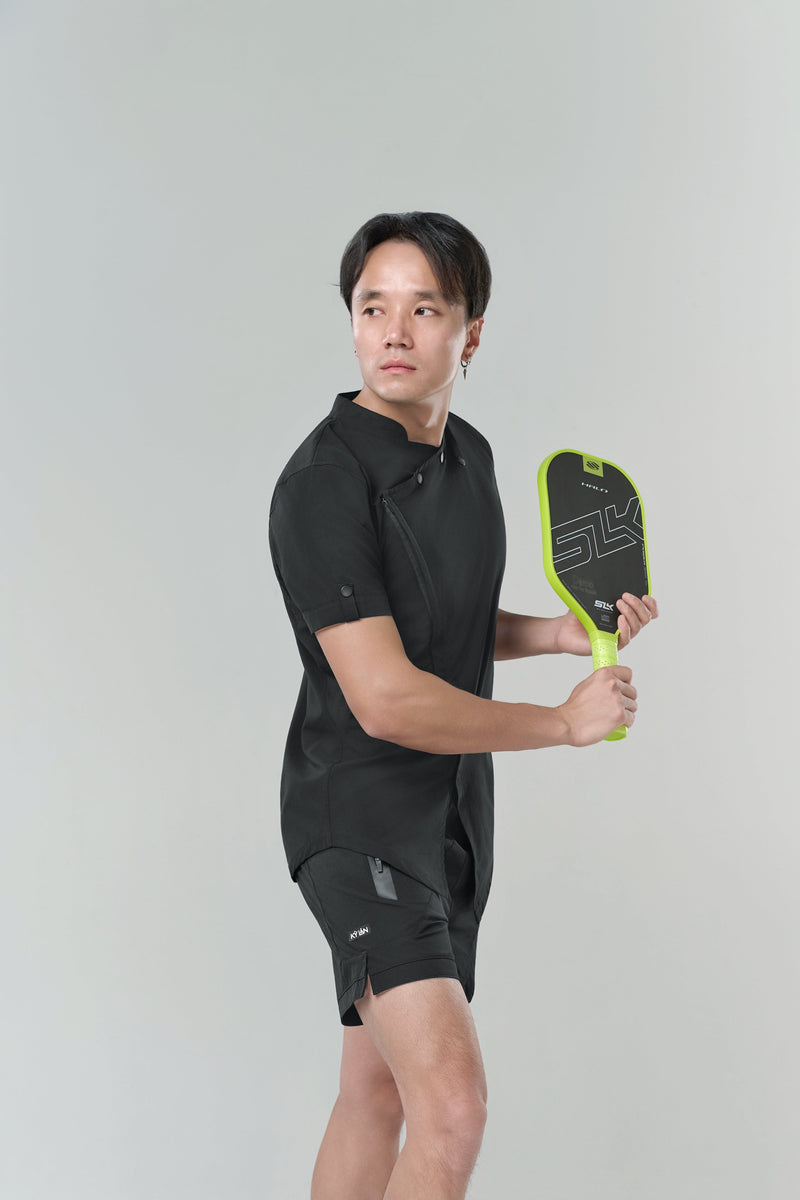 Kỳ Lân - Asian Activewear Origin Polo Shirt - Obsidian