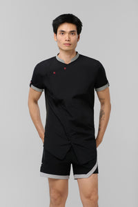 Kỳ Lân - Asian Activewear Origin Polo Shirt - Obsidian