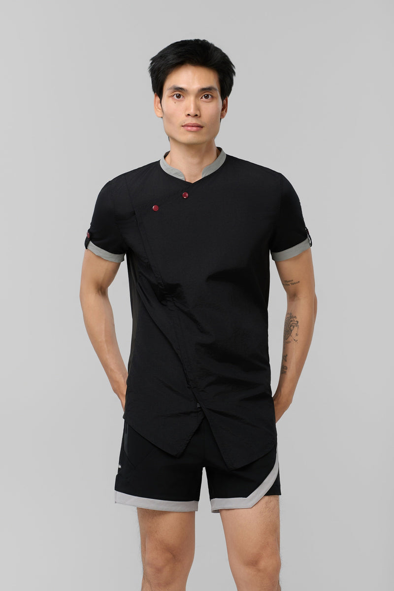 Kỳ Lân - Asian Activewear Origin Polo Shirt - Obsidian