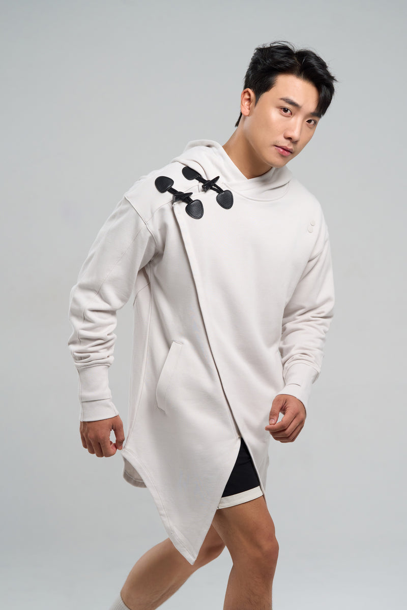 Kỳ Lân - Asian Activewear Sanctuary Hoodie - Chalk Men