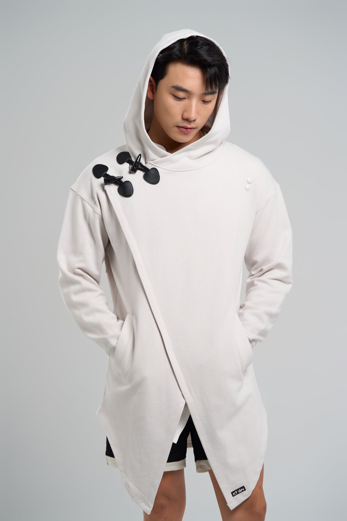 Kỳ Lân - Asian Activewear Sanctuary Hoodie - Chalk Men