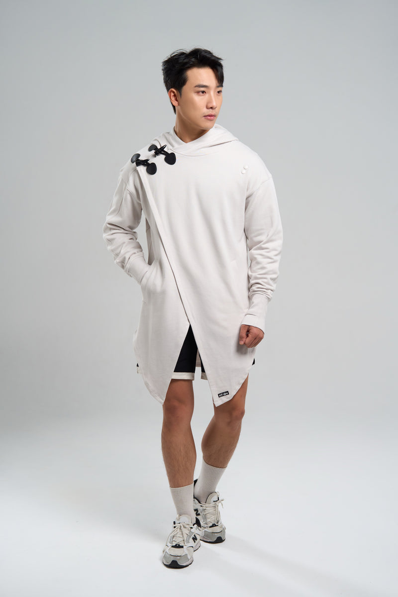 Kỳ Lân - Asian Activewear Sanctuary Hoodie - Chalk Men