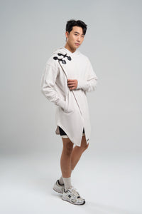 Kỳ Lân - Asian Activewear Sanctuary Hoodie - Chalk Men