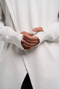 Kỳ Lân - Asian Activewear Sanctuary Hoodie - Chalk