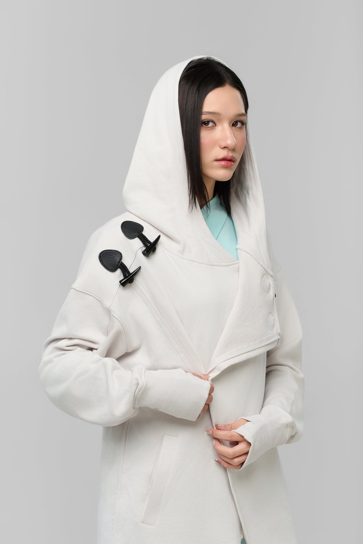 Kỳ Lân - Asian Activewear Sanctuary Hoodie - Chalk Men