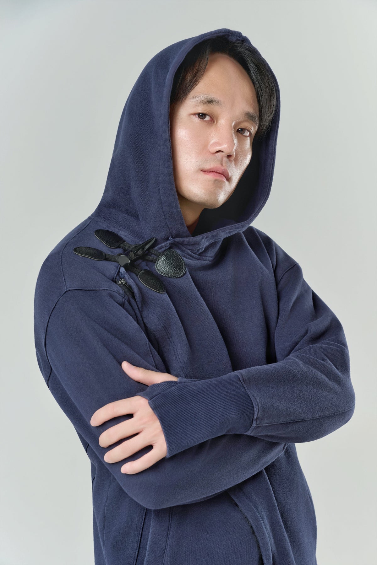 Kỳ Lân - Asian Activewear Sanctuary Hoodie - Cobalt