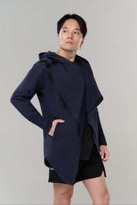 Kỳ Lân - Asian Activewear Sanctuary Hoodie - Cobalt - Men