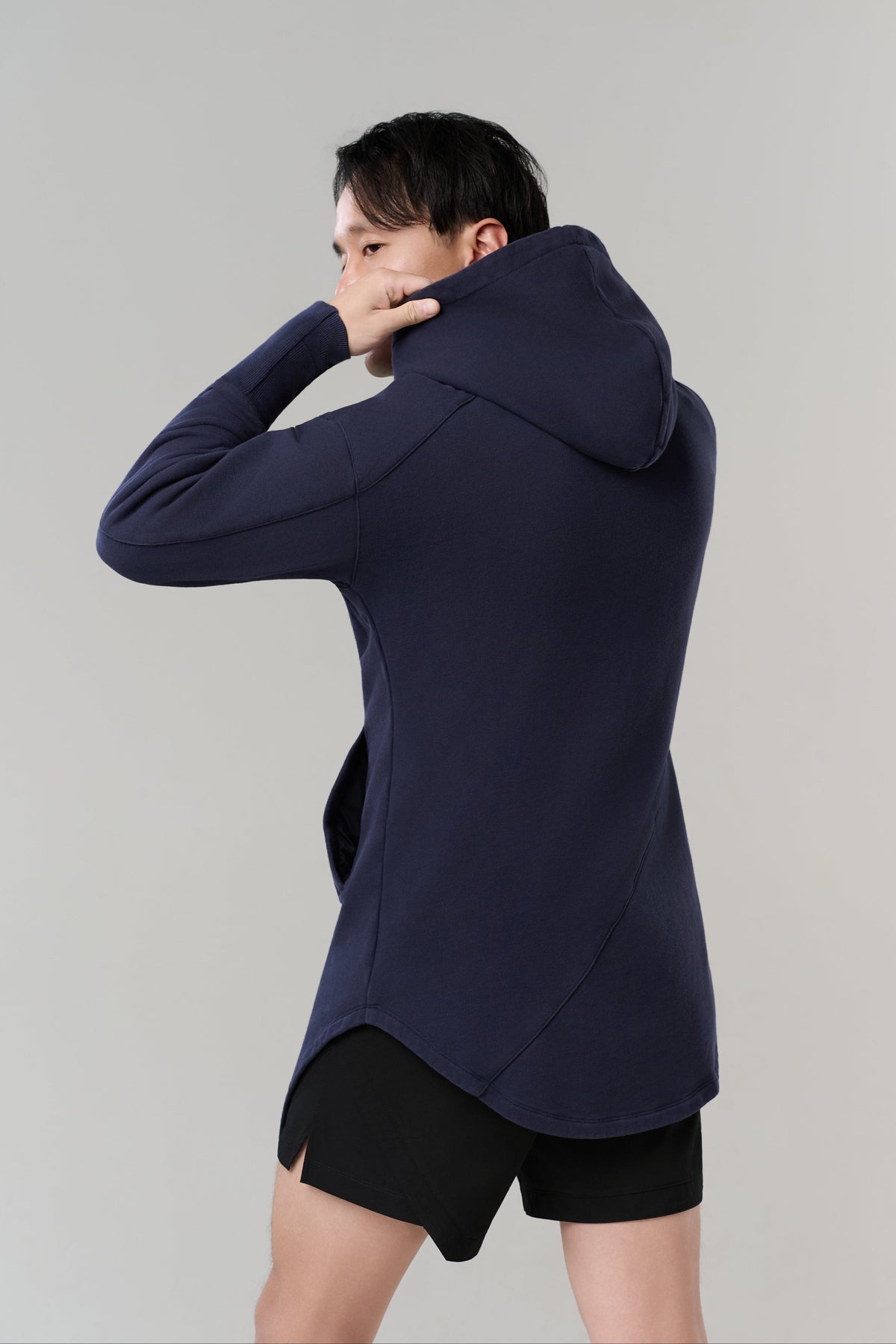 Kỳ Lân - Asian Activewear Sanctuary Hoodie - Cobalt - Men